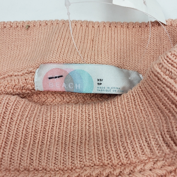 Free People Beach | Reagan Knit Sweater Skirt | Peach | NWT | Size XS - Picture 5 of 7
